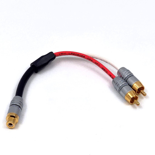STRAIGHT WIRE RCAケーブル ペア Straight Wire Musicable II Y Cable (Female RCA to 2x Male RCA) 8