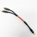 Straight Wire  Encore II Y Cable (Female RCA to 2x Male RCA)  10 inch  Interconnect cables