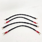 Synergistic Research  Jumpers Set of 4 (Spades)  8 inch  Speaker cables