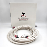 Synergistic Research  Foundation (Full Range Spades) (White Jacket)  8ft/2.5m pair  Speaker Cables