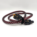 DH Labs Silver Sonic  Red Wave Power Cord (US - 15a)  5ft/1.5m  Power Cables