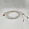Synergistic Research  Foundation (Bananas, Pr, White Jacket)  8ft/2.5m  Speaker Cables