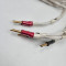 Synergistic Research  Foundation (Bananas, Pr, White Jacket)  8ft/2.5m  Speaker Cables