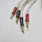 Synergistic Research  Foundation (Bananas, Pr, White Jacket)  8ft/2.5m  Speaker Cables