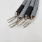 Shunyata Research  Omega Jumpers (Spades to Bananas, Set of 4)  10inch/0.25m  Speaker Cables