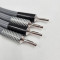 Shunyata Research  Omega Jumpers (Spades to Bananas, Set of 4)  10inch/0.25m  Speaker Cables