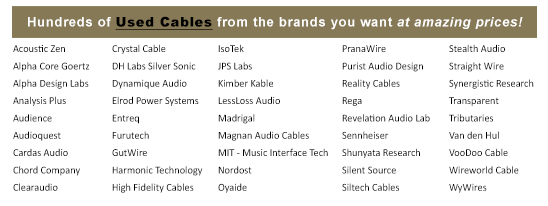 Hundreds of Used Cables at amazing prices!
